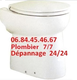 plombier urgence dépannage WC broyeur Lyon 7 installation et dépannage de WC broyeur 69007